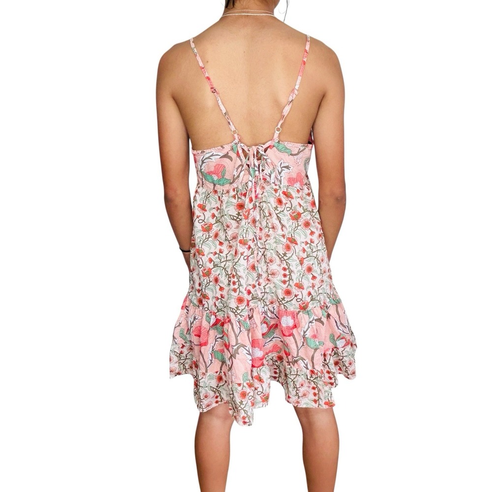 Raya Sun Floral‎ Sun Dress Women Medium Floral Boho Fairy Festival Beach Cottage - Picture 5 of 15